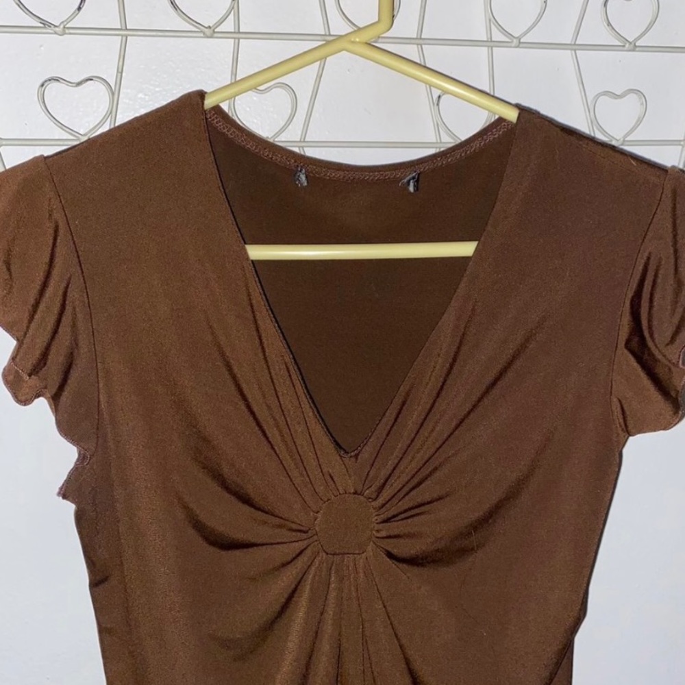 Chocolate brown fairy top